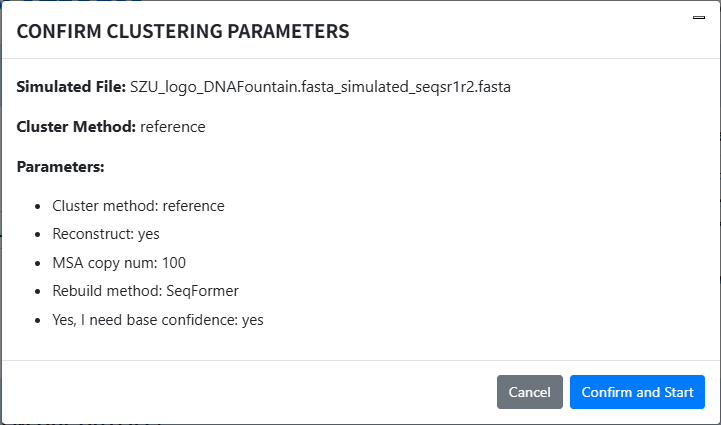Step4: Run clustering