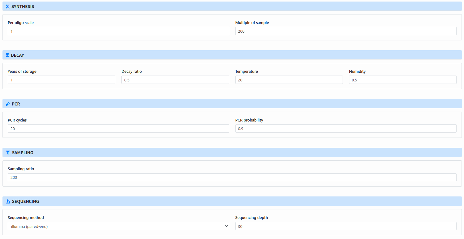 Step3: Configure parameters